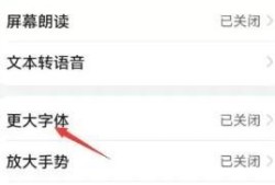 华为手机怎么开启更大字体优质