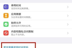 如何更改苹果手机屏幕使用时间密码？优质