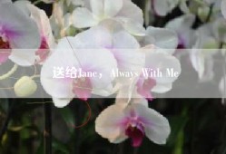 送给Jane，Always With Me