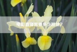 电影直播需要多少粉丝？