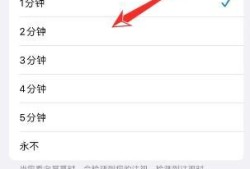 iPhone锁屏时间长短如何设置优质