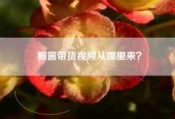 橱窗带货视频从哪里来？