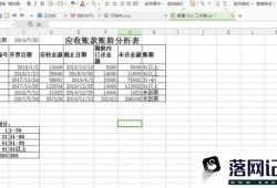 如何运用Excel制作应收账款账龄分析表优质