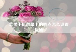 苹果手机屏幕上的圆点怎么设置
优质