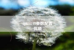 iphone13参数配置
优质