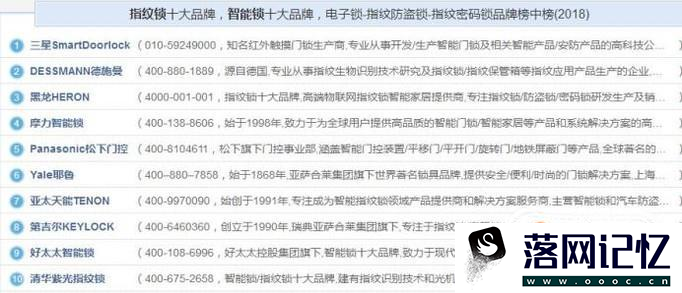 指纹锁什么牌子最好优质  第1张