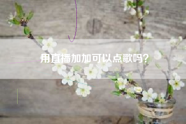 用直播加加可以点歌吗？  第1张