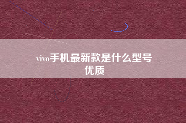 vivo手机最新款是什么型号
优质  第67张