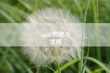 apply的用法
优质  第95张