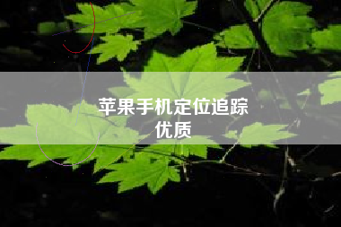 苹果手机定位追踪
优质  第60张