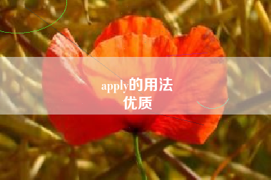 apply的用法
优质  第84张