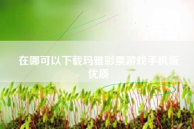 在哪可以下载玛雅彩票游戏手机版
优质  第67张