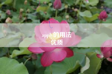 apply的用法
优质  第77张