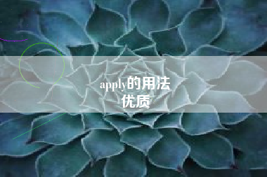 apply的用法
优质  第75张