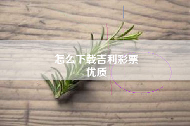 怎么下载吉利彩票
优质  第70张