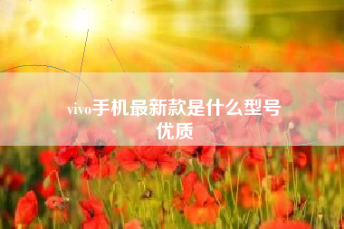 vivo手机最新款是什么型号
优质  第30张