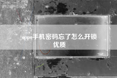 oppo手机密码忘了怎么开锁
优质  第44张