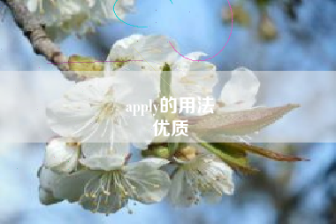 apply的用法
优质  第9张